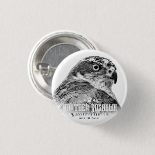 Badge Rond 2,50 Cm Autour des palombes
