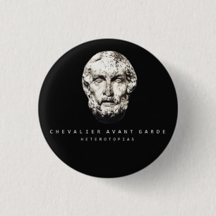 Badge Rond 2,50 Cm Avant-garde "Homer de chevalier + Pin de titre