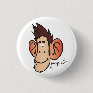 Badge Rond 2,50 Cm avatar jacquette bien