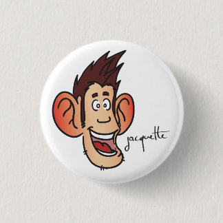 Badge Rond 2,50 Cm avatar jacquette fabuleux