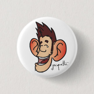Badge Rond 2,50 Cm avatar jacquette hilare