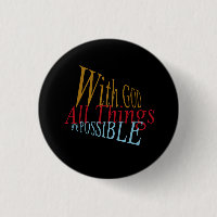 Avec DIEU Toutes Choses Sont Possibles Chrétien 