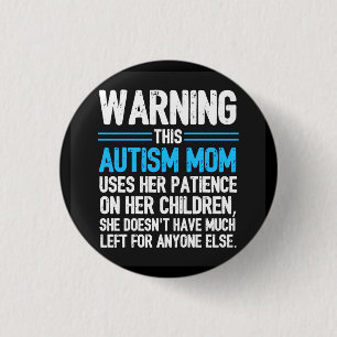 Badge Rond 2,50 Cm Avertissement