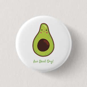 Badge Rond 2,50 Cm Avo Good Day Punny Avocado