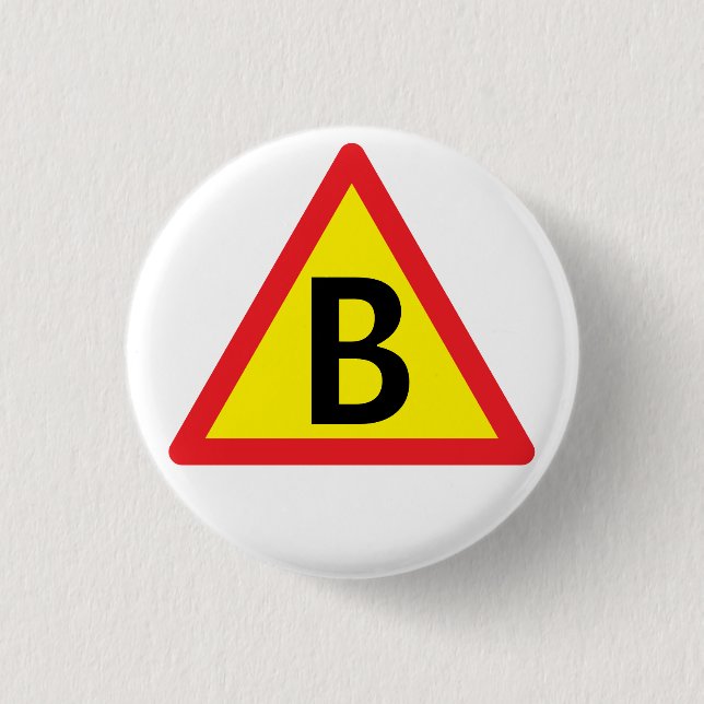 Badge Rond 2,50 Cm B for boot (Devant)