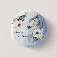 Baby shower de fleurs d'aquarelle du ranch