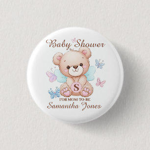 Badge Rond 2,50 Cm Baby shower personnalisé