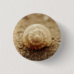 Badge Rond 2,50 Cm Baie commune de botanique du buccin