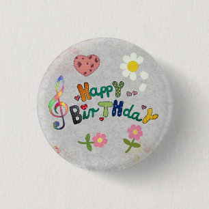 Badge Rond 2,50 Cm Bâillon