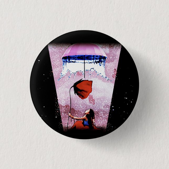 Badge Rond 2,50 Cm Bajo el refugio de las Estrellas (Devant)