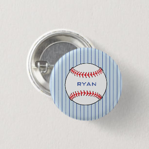 Badge Rond 2,50 Cm Bal de baseball personnalisé fête d'anniversaire p