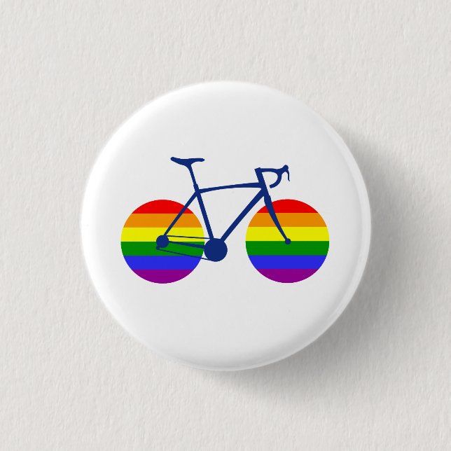 Badge Rond 2,50 Cm Balade En Vélo Pride (Devant)