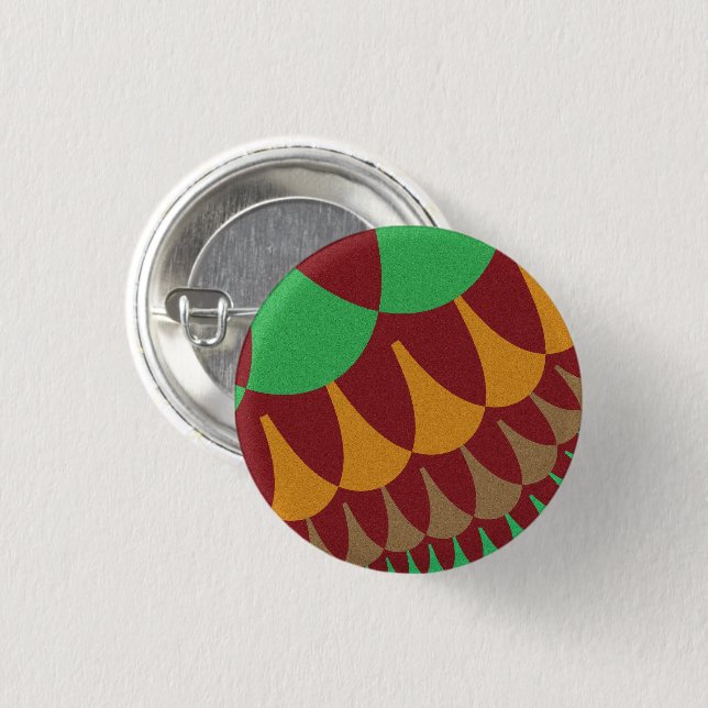 Badge Rond 2,50 Cm Balances bourguignonnes et vertes (Devant & derrière)