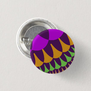 Badge Rond 2,50 Cm Balances violettes et orange