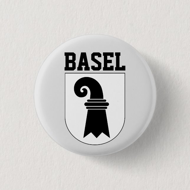 Badge Rond 2,50 Cm Bâle, SUISSE (Devant)
