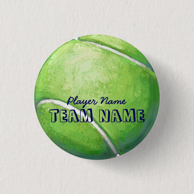Badge Rond 2,50 Cm Ball de tennis (Devant)