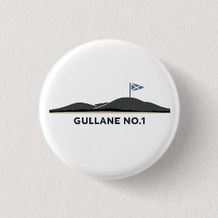 Badge Rond 2,50 Cm Balle de golf Gullane Écosse