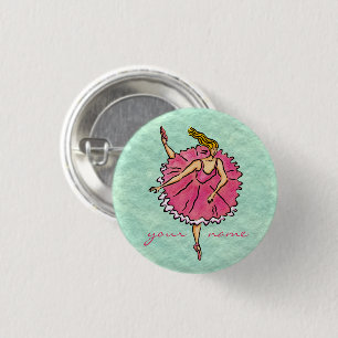 Badge Rond 2,50 Cm ballerine d'en Pointe