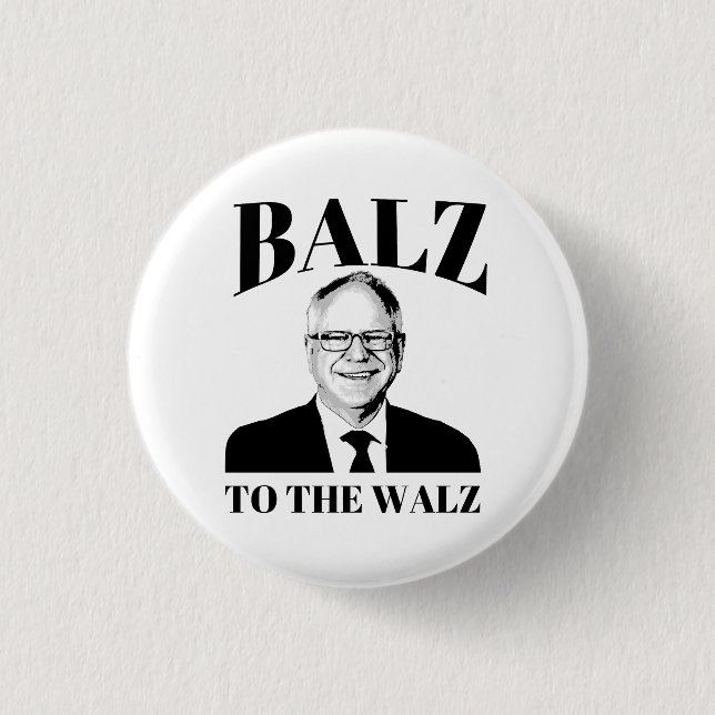Badge Rond 2,50 Cm Balz au Walz (Devant)