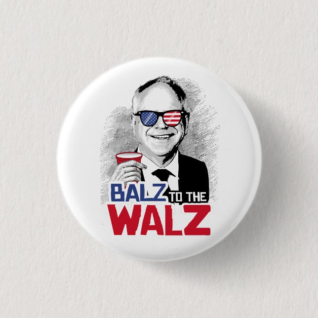 Badge Rond 2,50 Cm Balz au Walz (Devant)