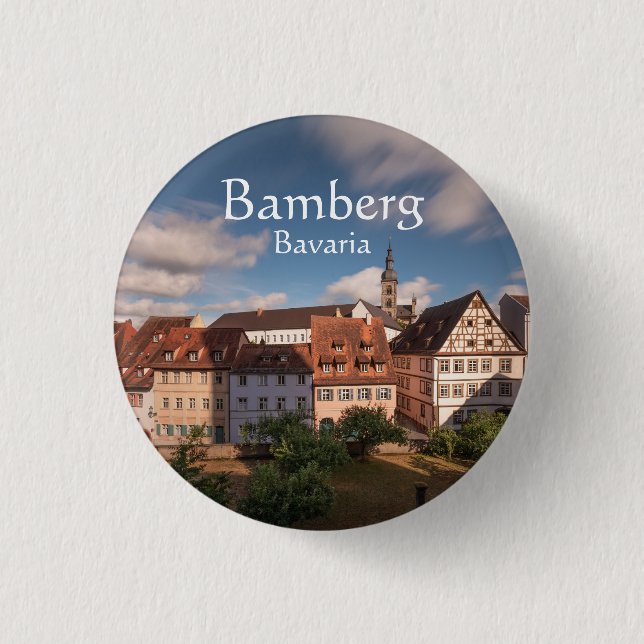 Badge Rond 2,50 Cm Bamberg Allemagne (Devant)