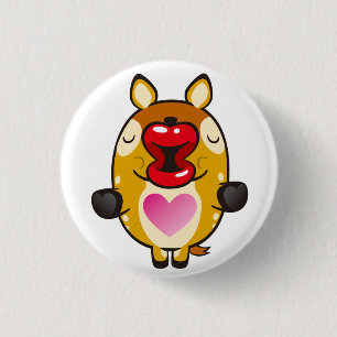 Badge Rond 2,50 Cm bambi baisant