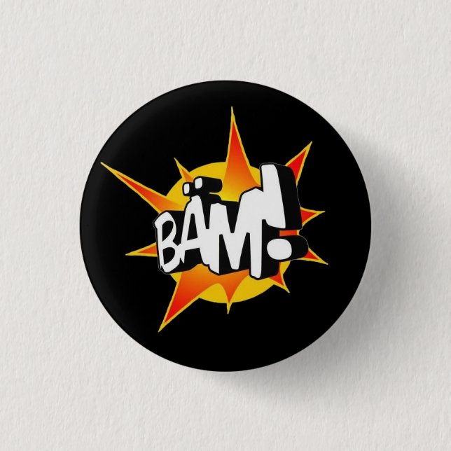 Badge Rond 2,50 Cm BämmBLKbut (Devant)