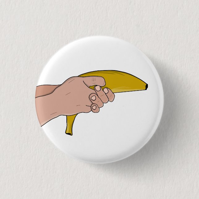 Badge Rond 2,50 Cm Banane mortelle (Devant)