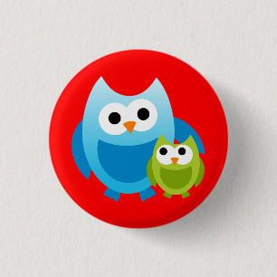 Badge Rond 2,50 Cm Bande dessinée mignonne heureuse d'amour de béb