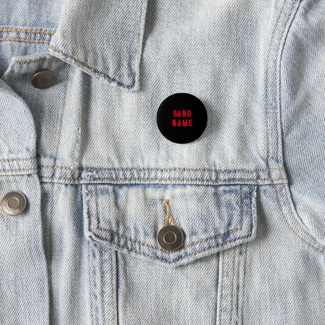 Badge Rond 2,50 Cm Bande personnalisée (En situation)