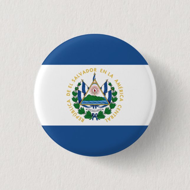 Badge Rond 2,50 Cm Bandera du Salvador (Devant)