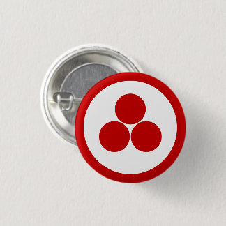 BADGE ROND 2,50 CM BANNER OF PEACE