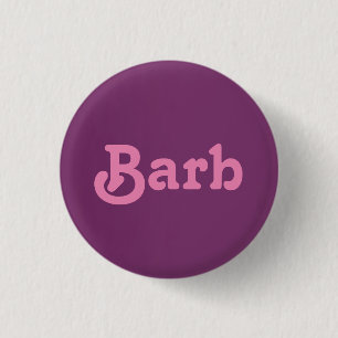 Badge Rond 2,50 Cm Barb à bouton