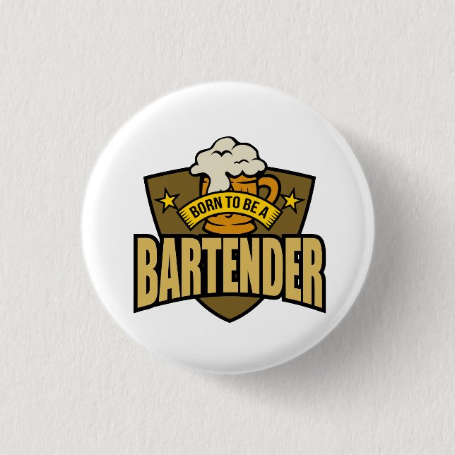 Badge Rond 2,50 Cm Barre (Devant)