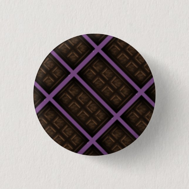 Badge Rond 2,50 Cm Barre de chocolat (Devant)