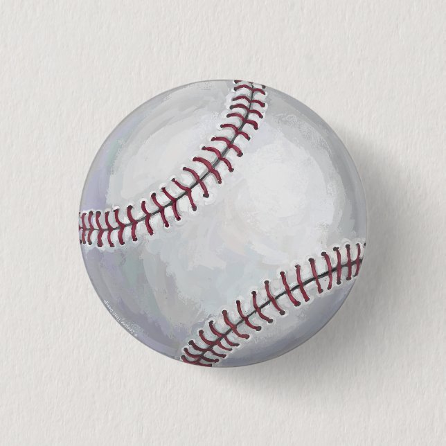 Badge Rond 2,50 Cm Baseball (Devant)
