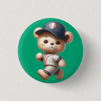 Badge Rond 2,50 Cm Baseball Bears 1