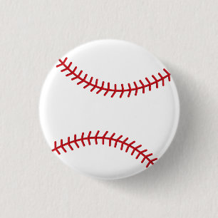 Badge Rond 2,50 Cm Baseball Sport / Softball