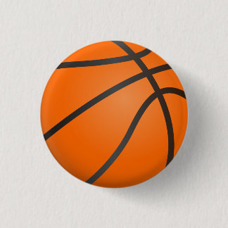 Badge Rond 2,50 Cm Basketbal, balsport, sport d'équipe.