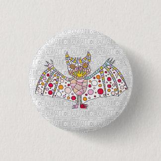 Badge Rond 2,50 Cm Bat