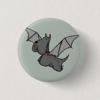 Badge Rond 2,50 Cm Bat Dog
