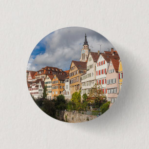 Badge Rond 2,50 Cm Bâtiments de la vieille ville  Allemagne