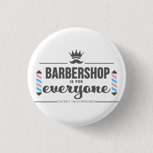 Badge Rond 2,50 Cm BBS est pour tout le monde - bouton 4" (Devant)