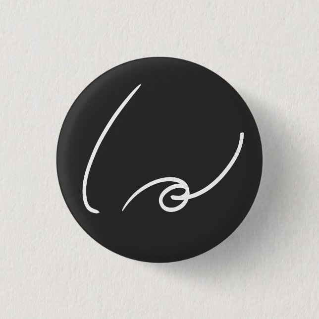 Badge Rond 2,50 Cm Be Kind Shorthand (Devant)