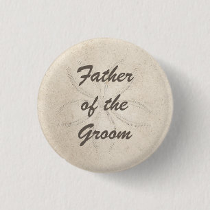 Badge Rond 2,50 Cm Beach Serenity Père du bouton Groom