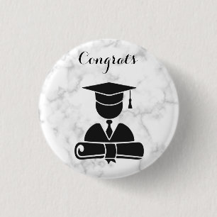 Badge Rond 2,50 Cm Beau Joyeux Joyeux Graduation jour