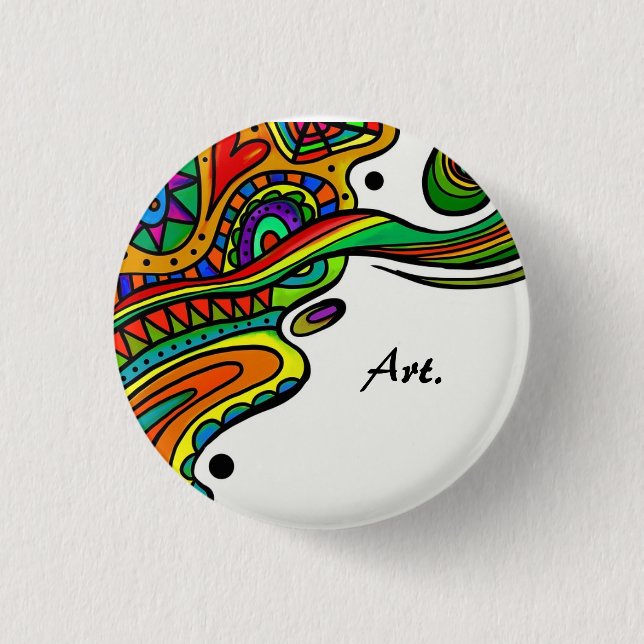 Badge Rond 2,50 Cm Beautiful (Devant)