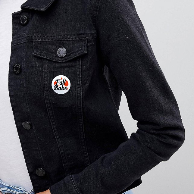 Badge Rond 2,50 Cm Bébé d'automne (Créateur téléchargé)