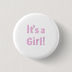 Badge Rond 2,50 Cm Bébé fille