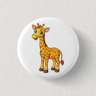 Badge Rond 2,50 Cm Bébé girafe mignon dessin animé-35281